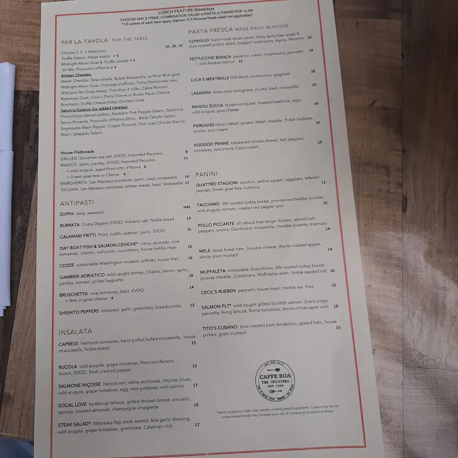 Menu 2