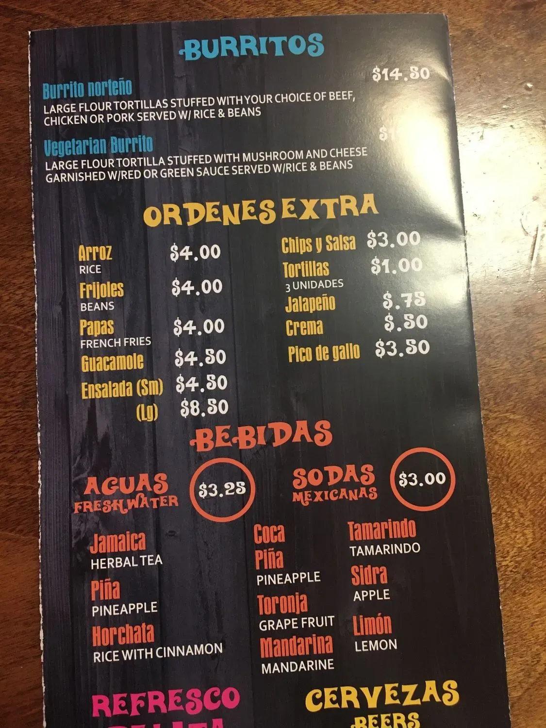 Menu 3