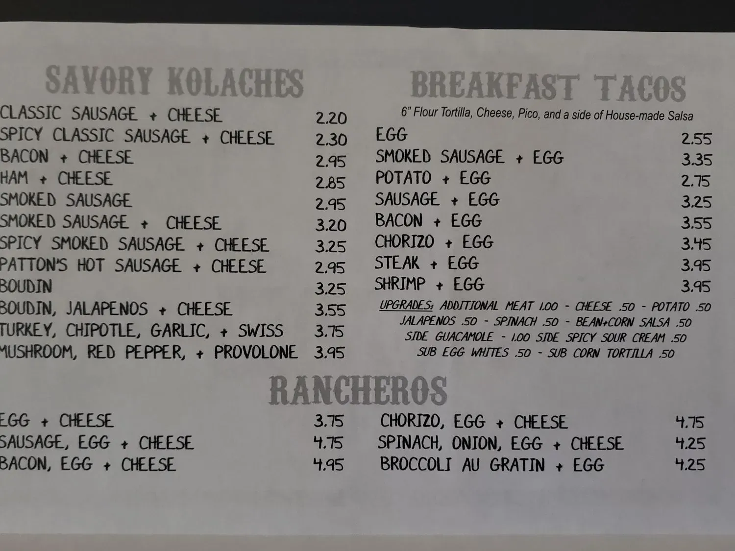 Menu 3