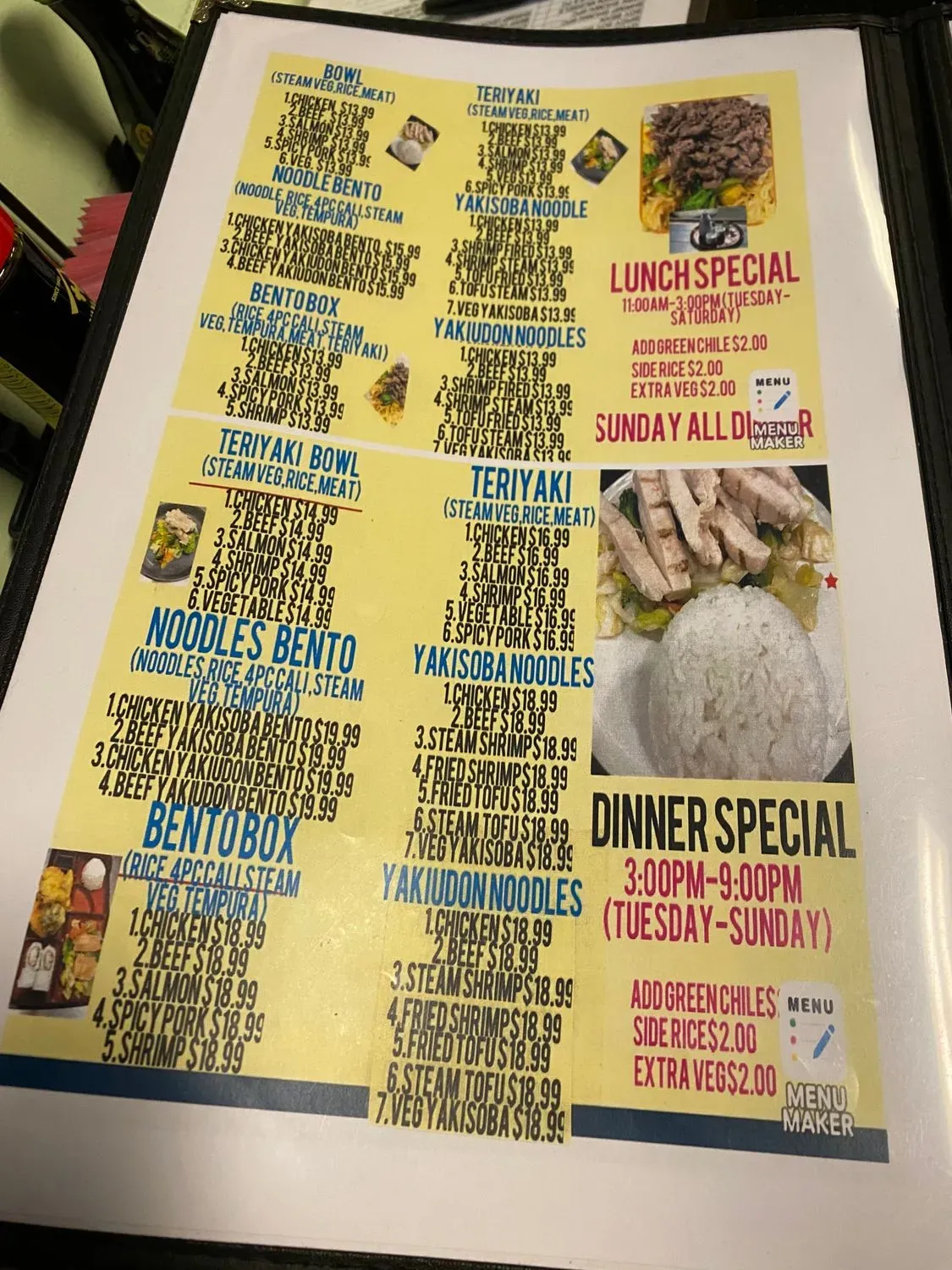 Menu 2