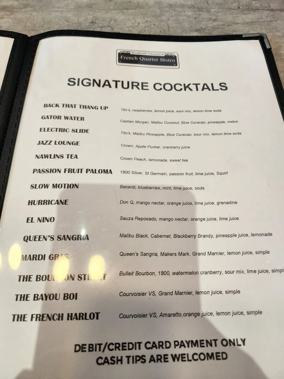 Menu 5