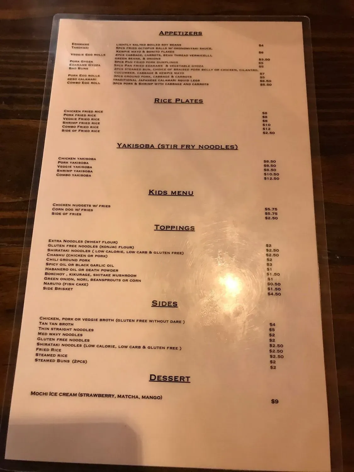 Menu 4