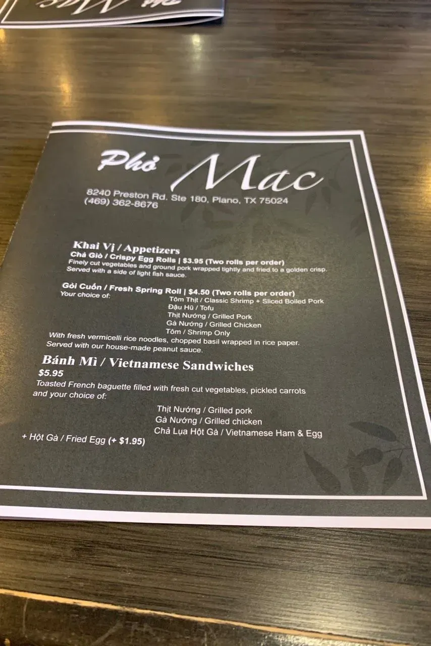 Menu 6