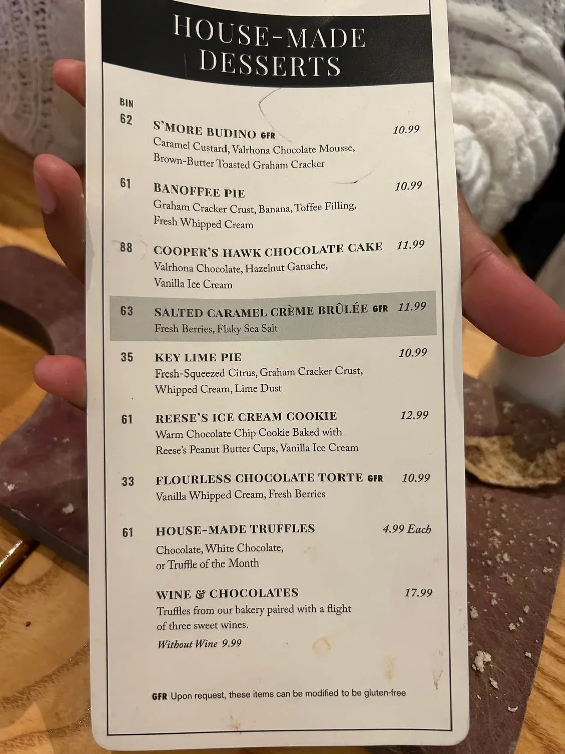 Cooper’s Hawk Winery & Restaurant Menu - Updated November 2025