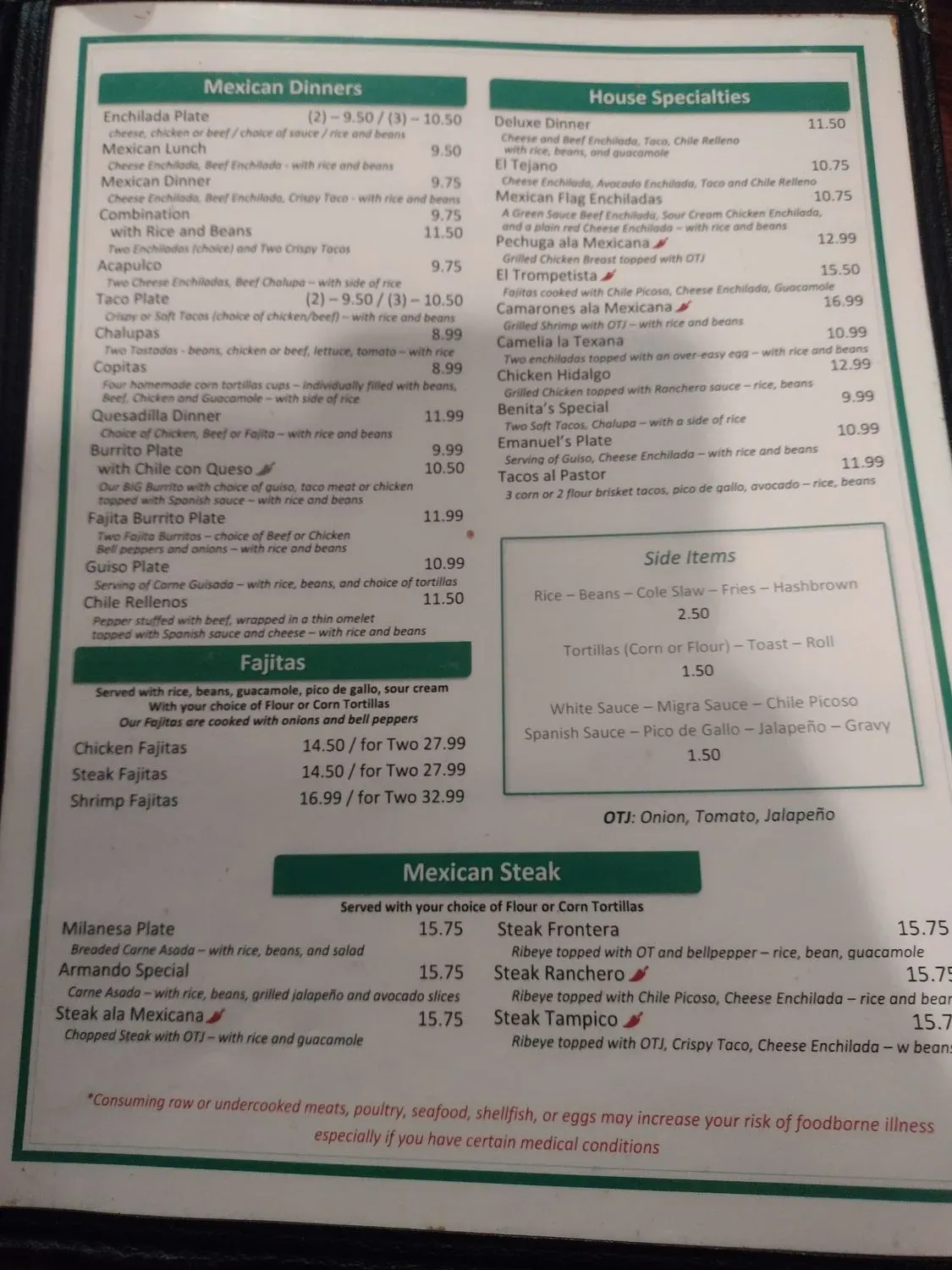 Menu 3