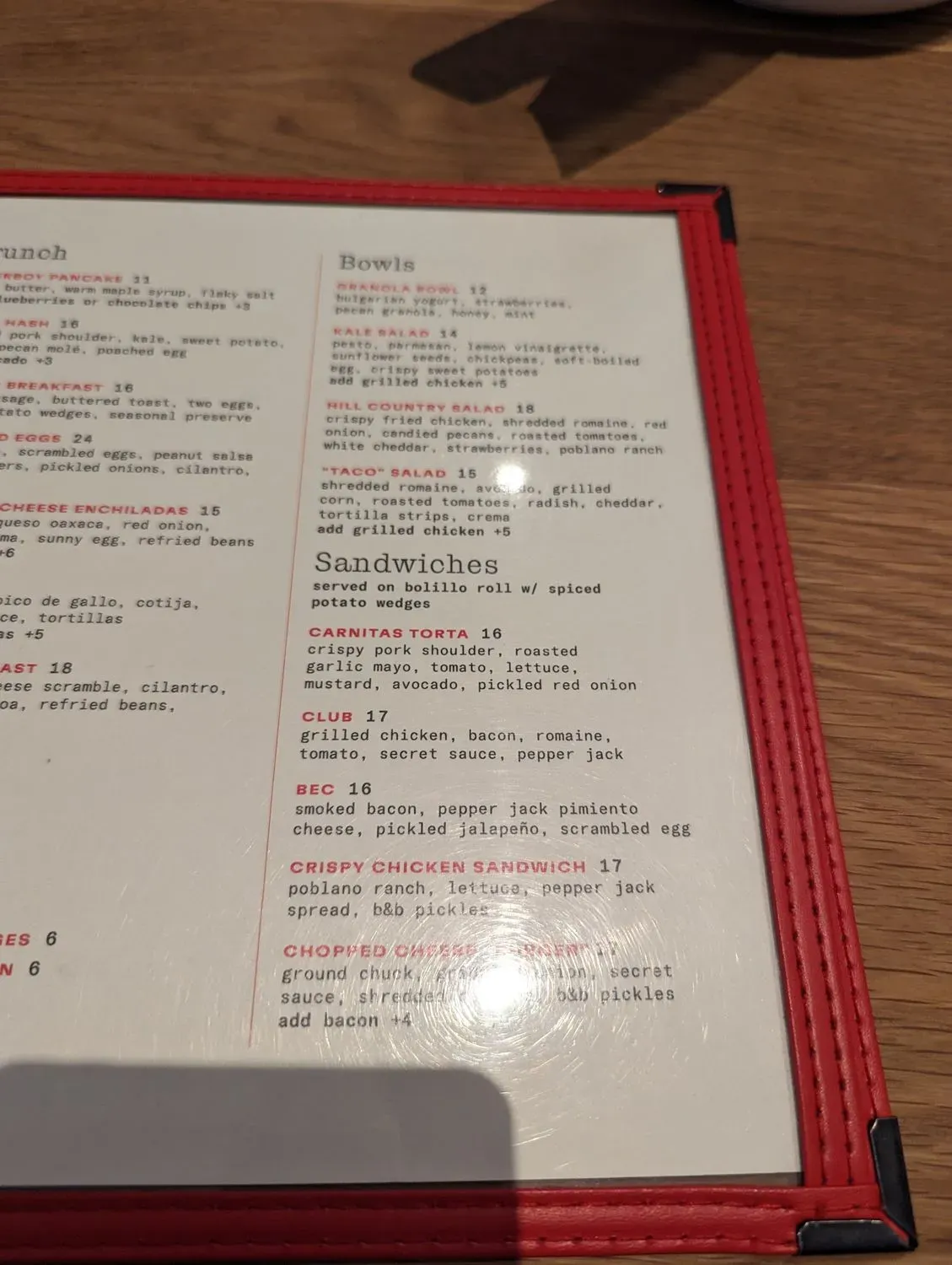 Menu 5