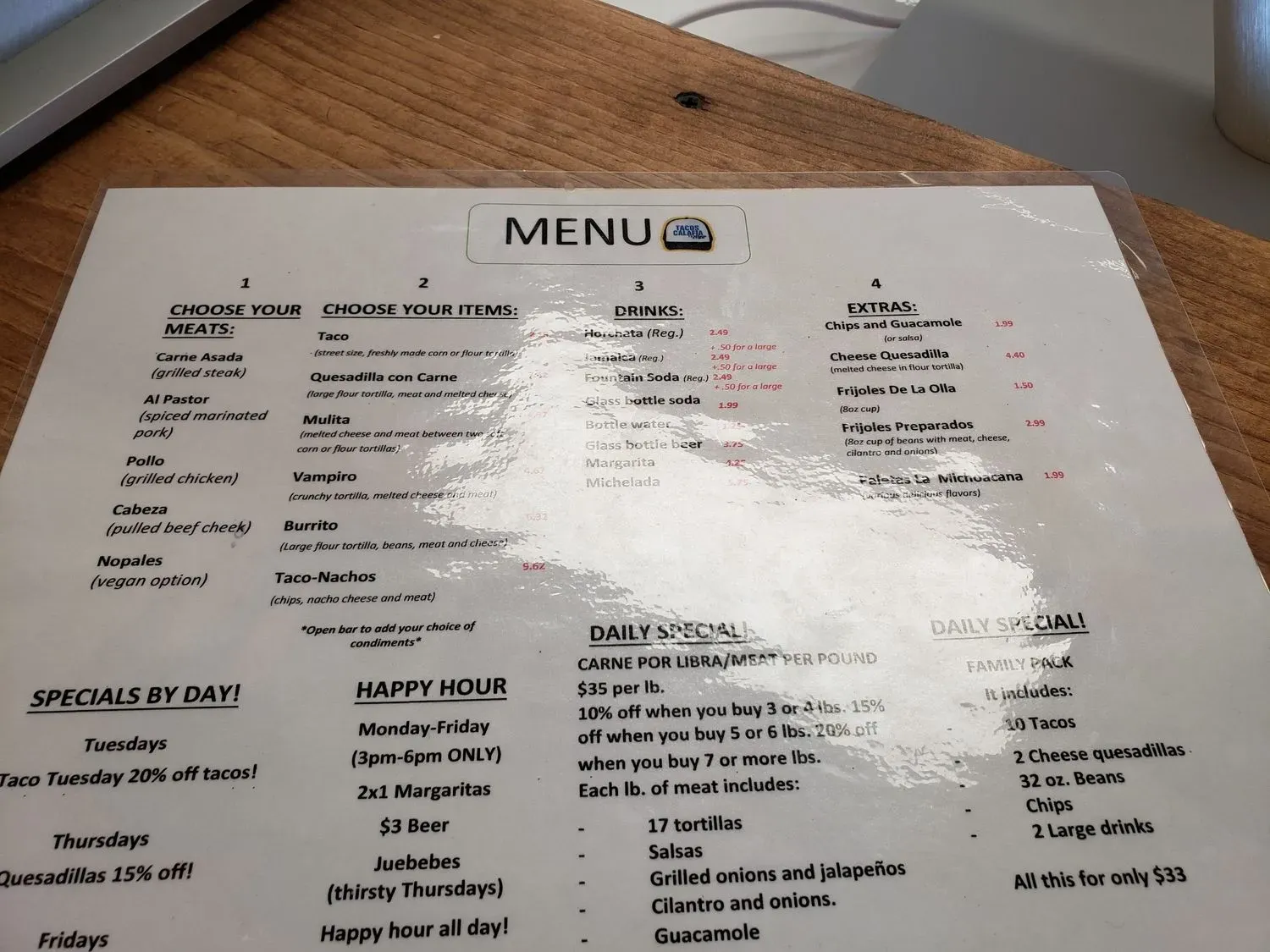 Menu 4