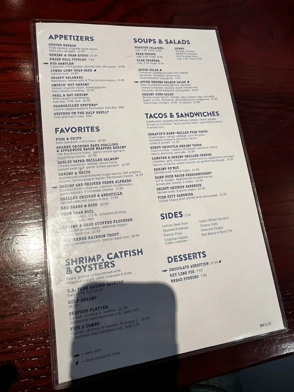 Menu 5