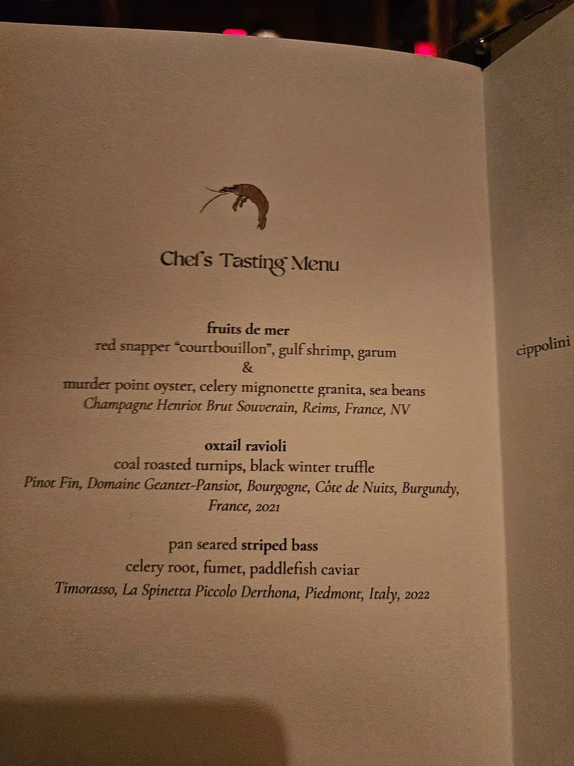 Menu 6