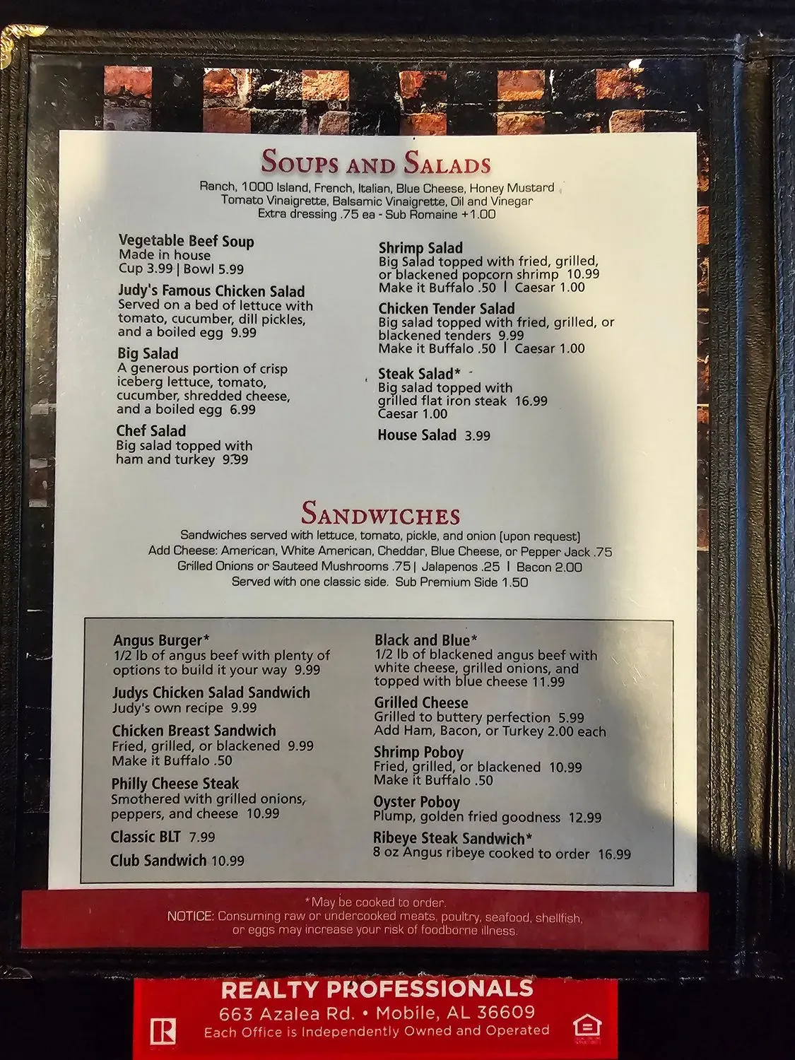 Menu 5