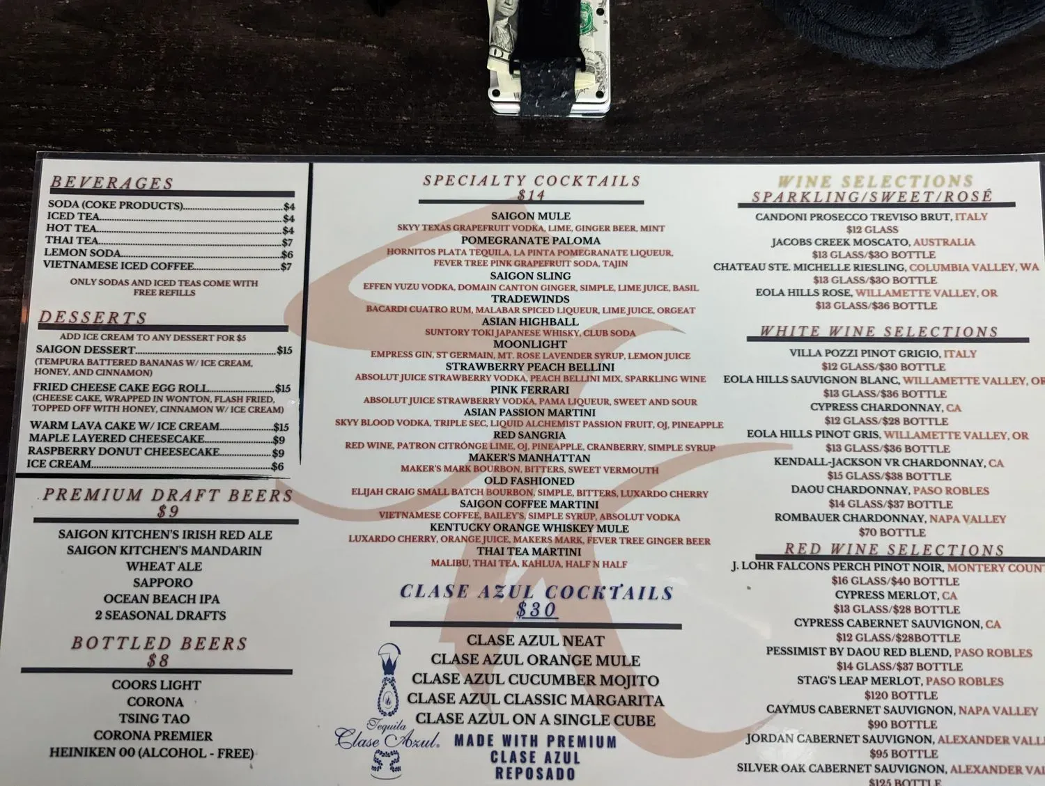 Menu 6