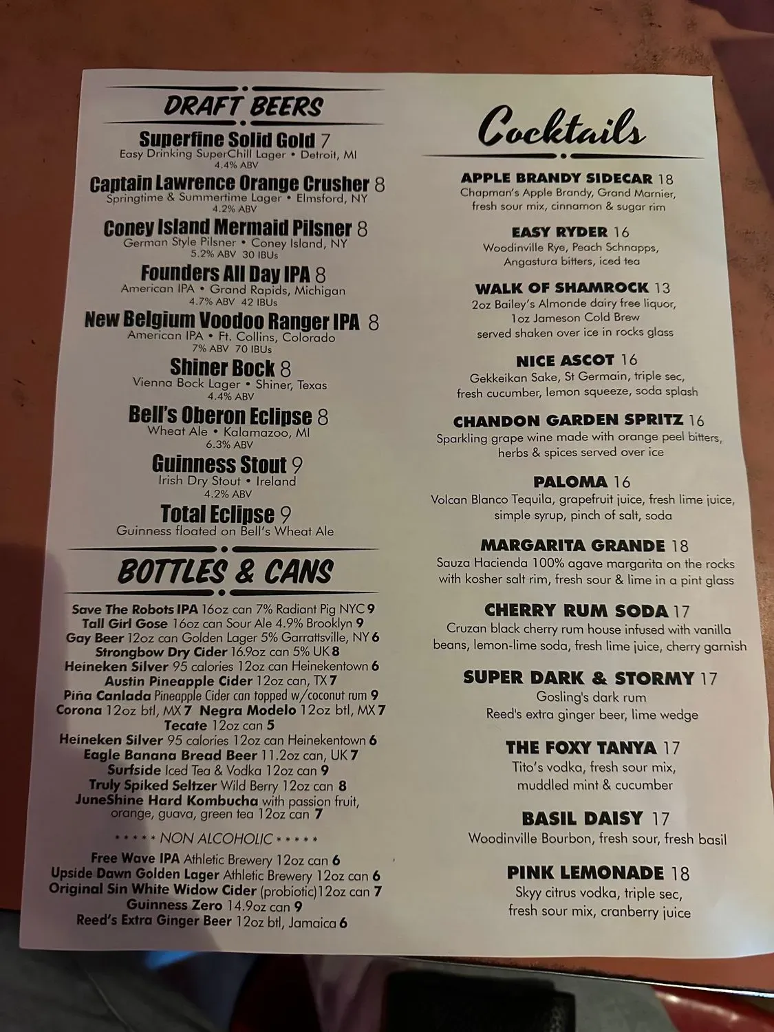 Menu 4