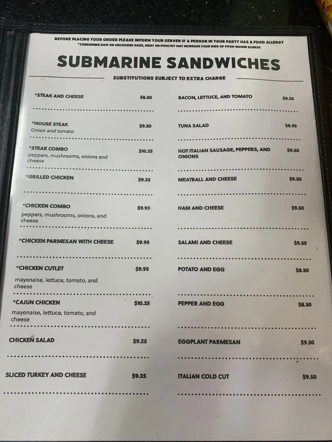 Menu 3