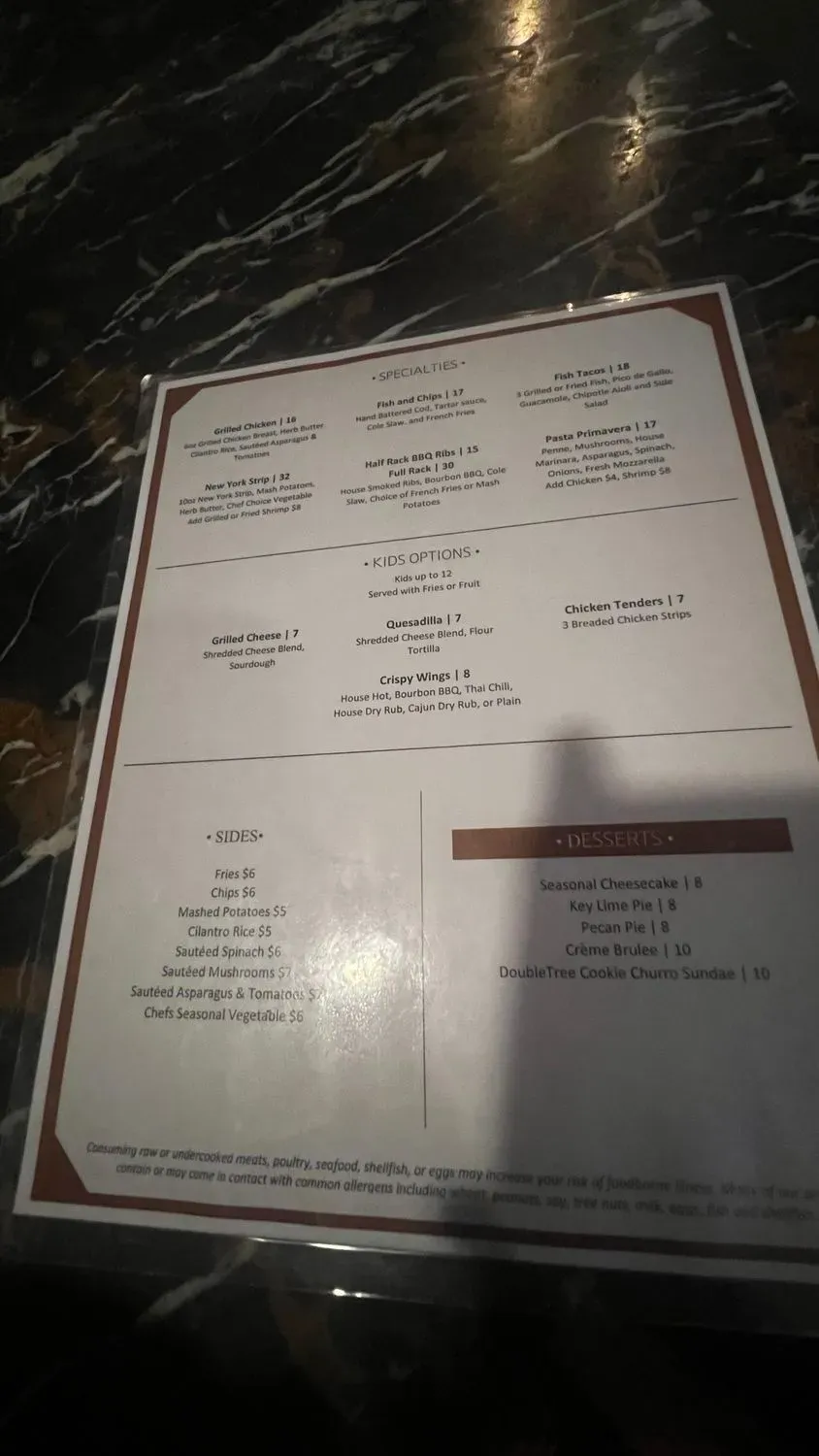 Menu 2