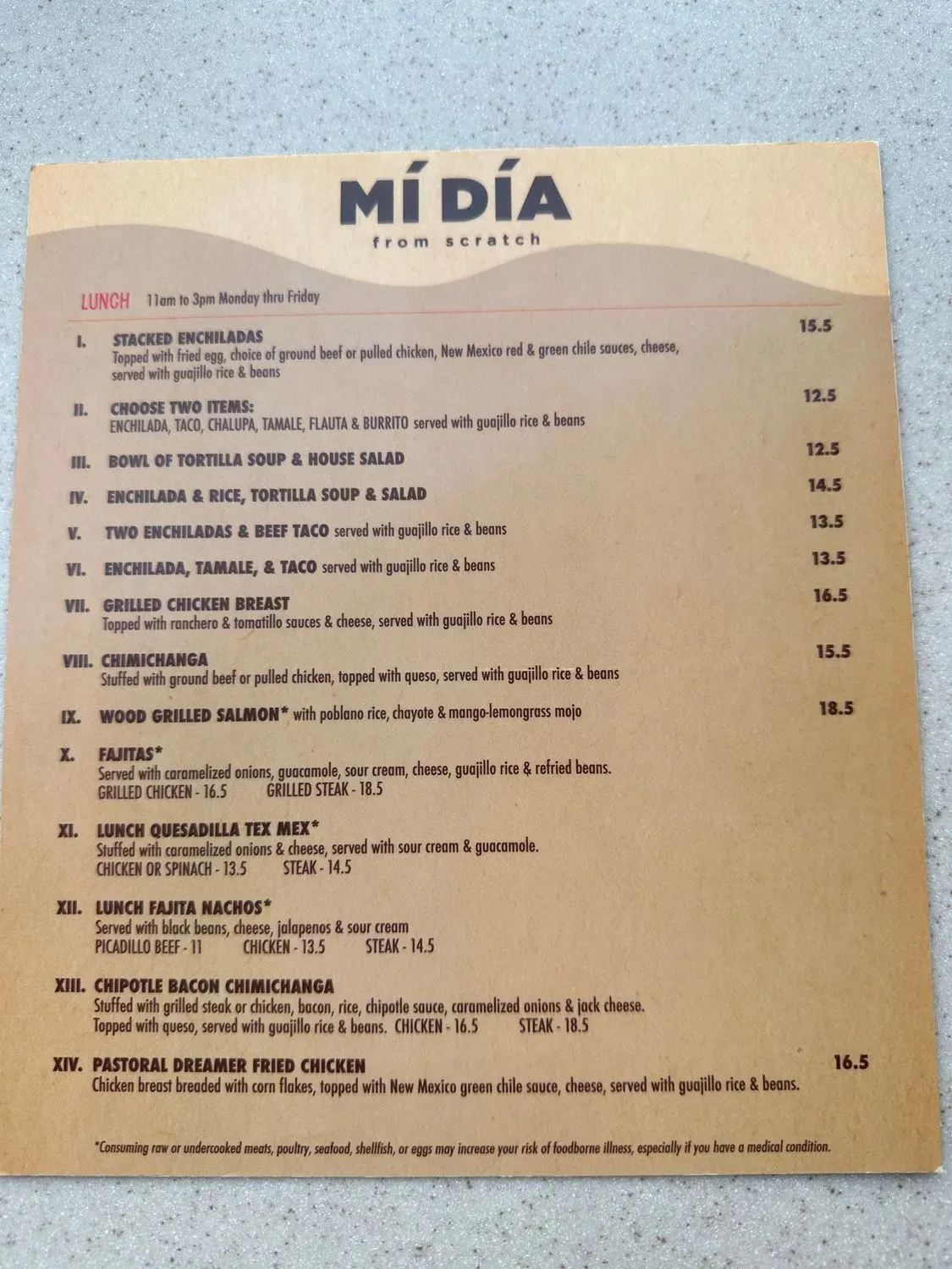 Menu 4