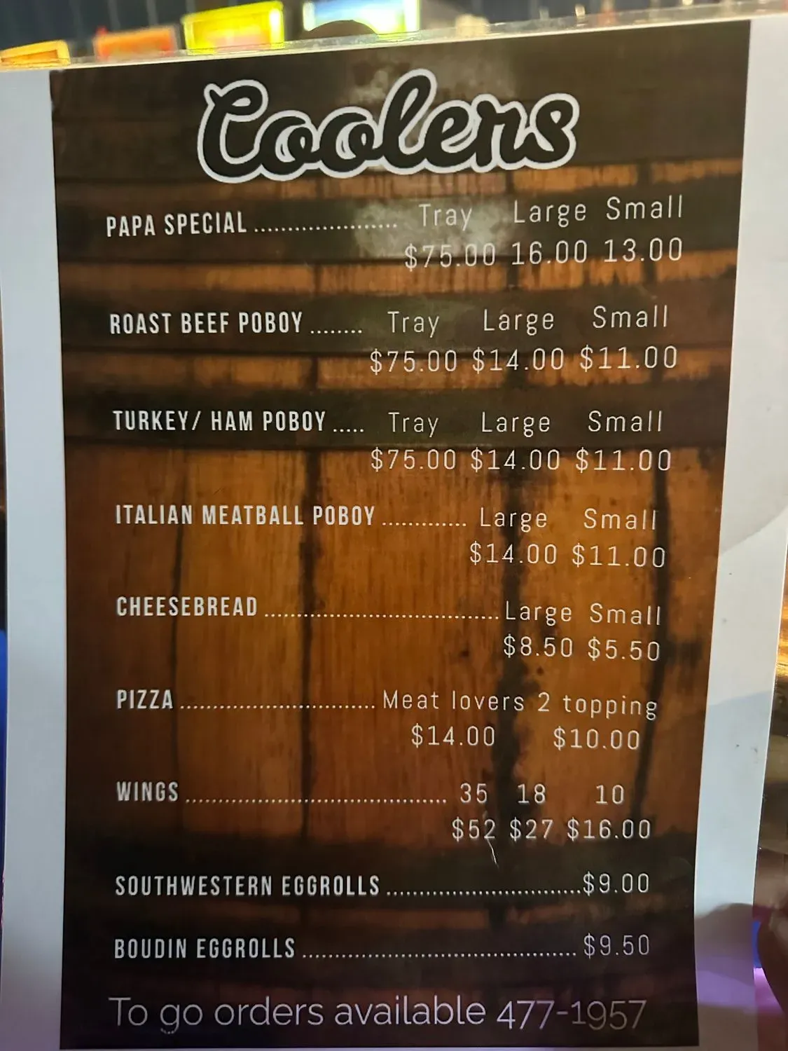 Menu 3