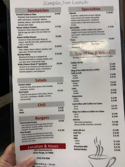 Menu 6