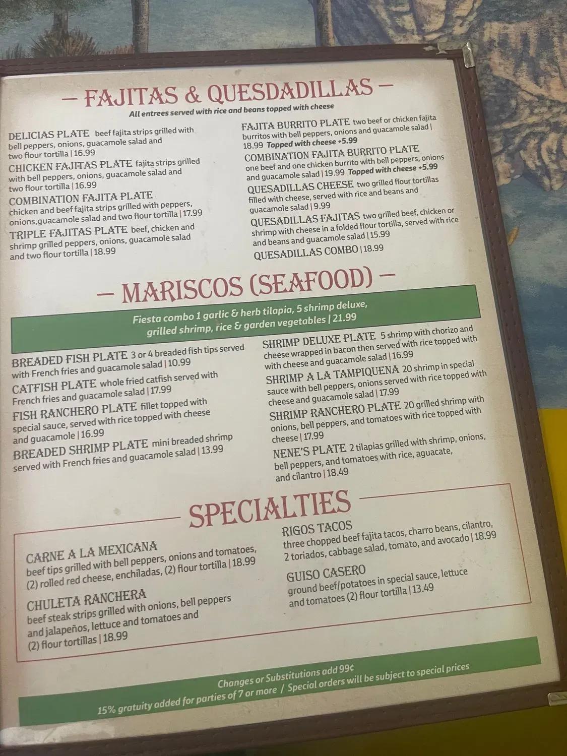 Menu 2