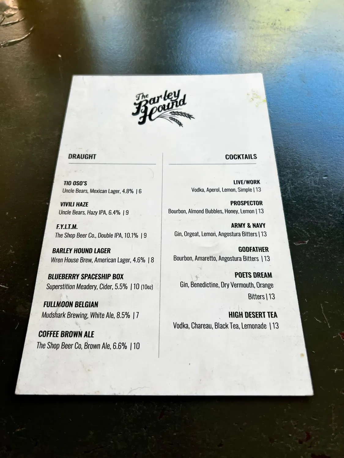 Menu 6