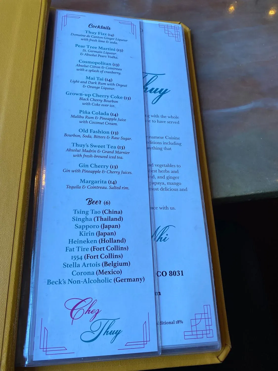 Menu 2