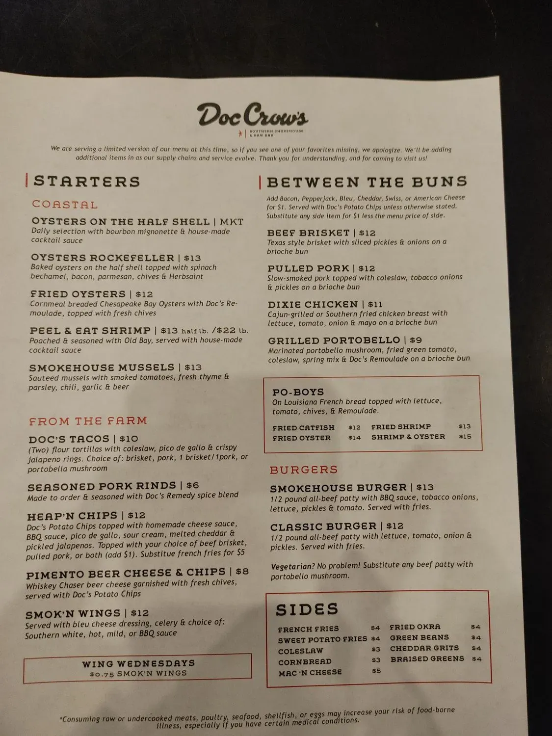 Menu 6