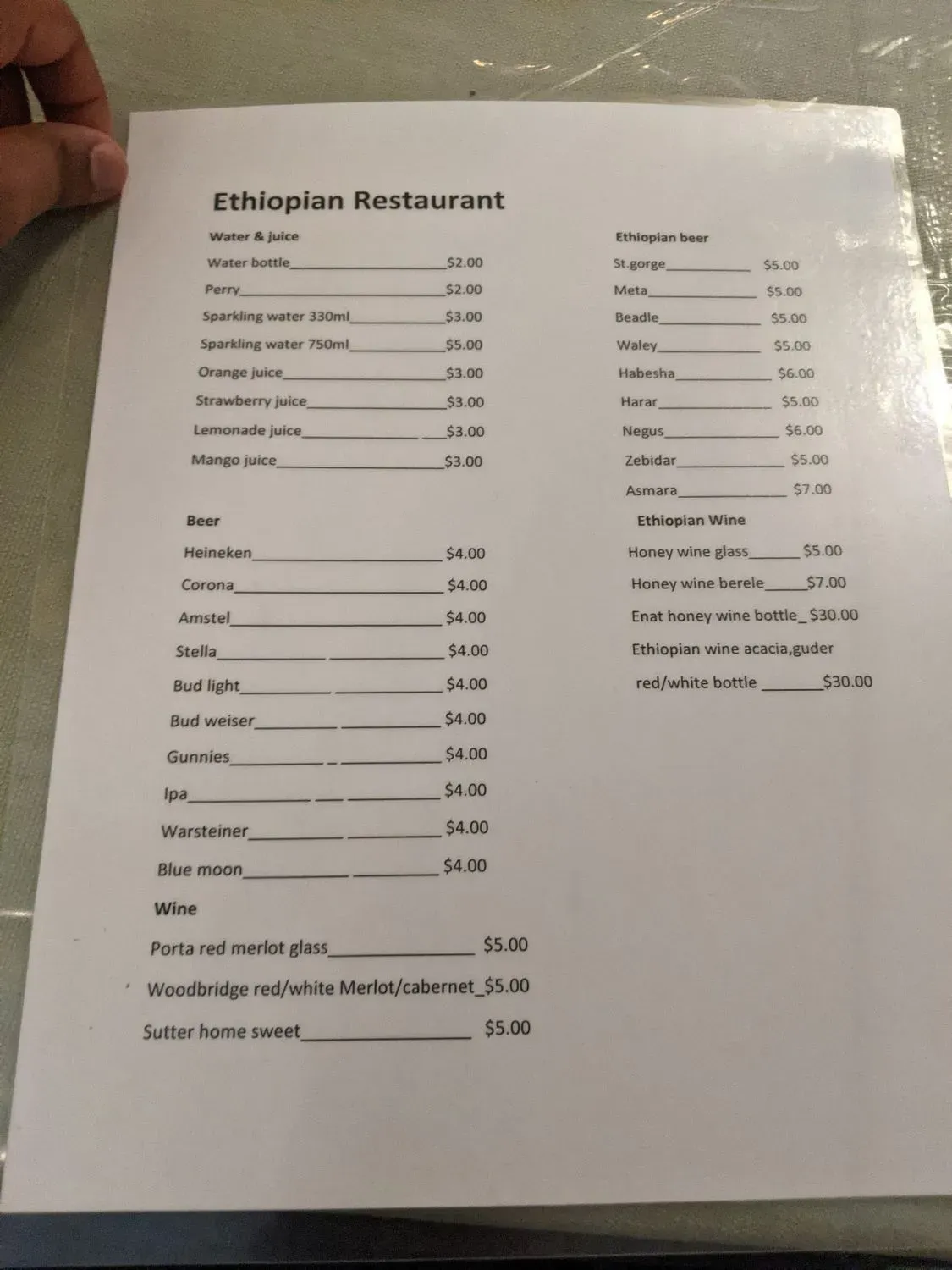 Menu 6