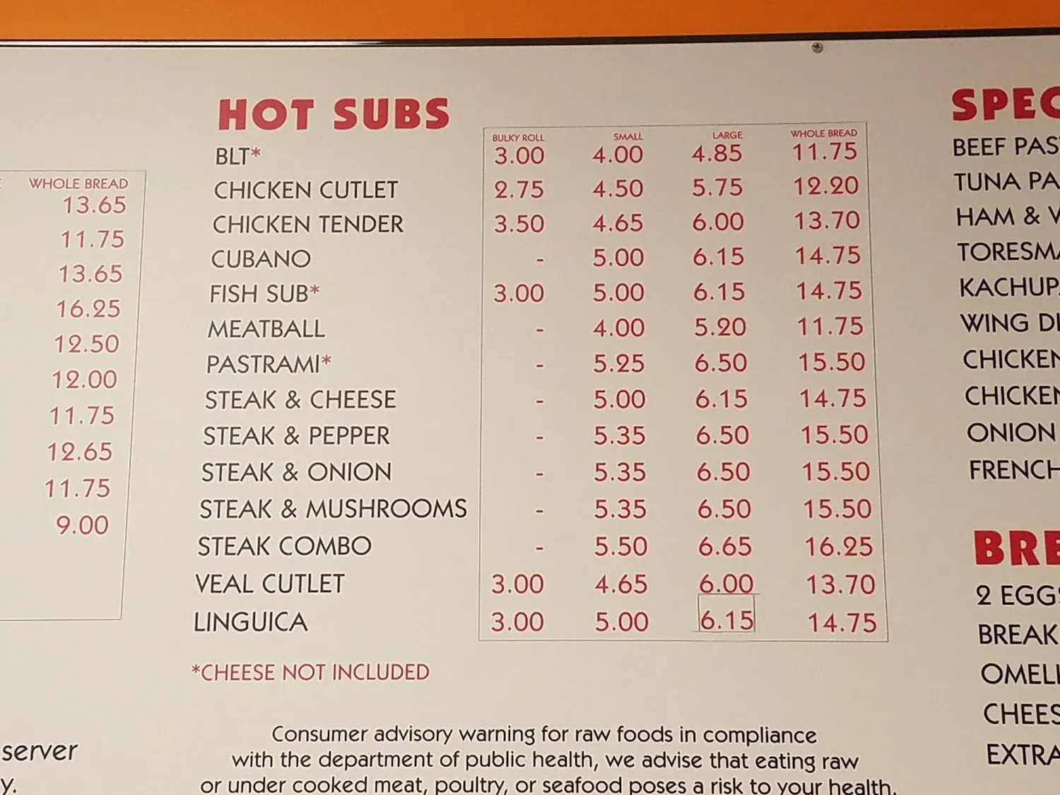 Menu 4