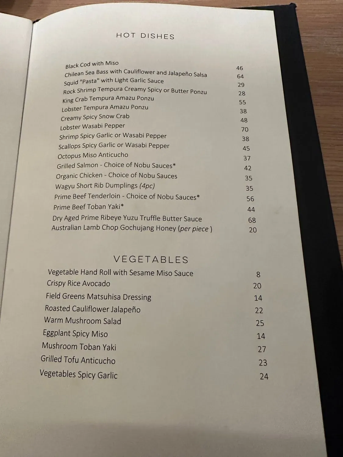 Menu 2