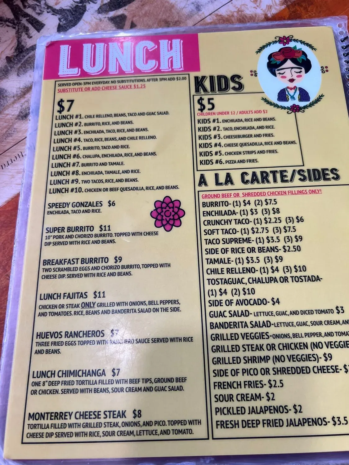 Menu 5