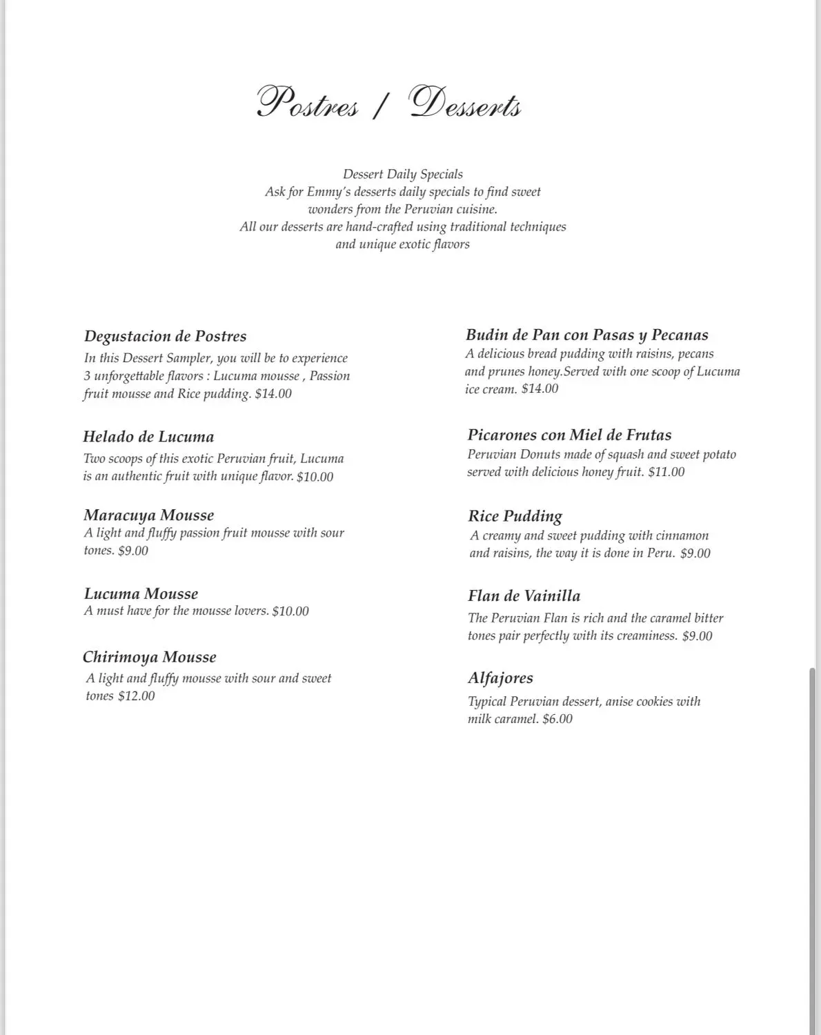 Menu 6