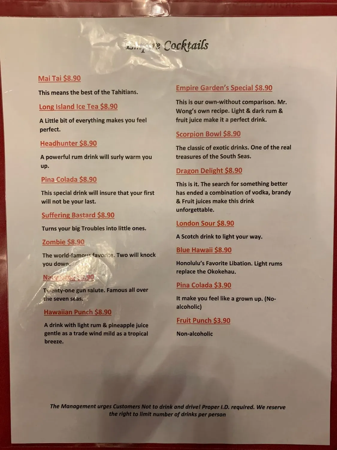 Menu 6