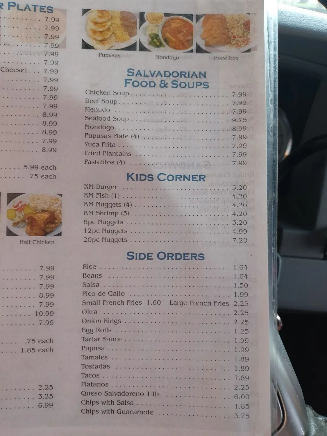 Menu 4