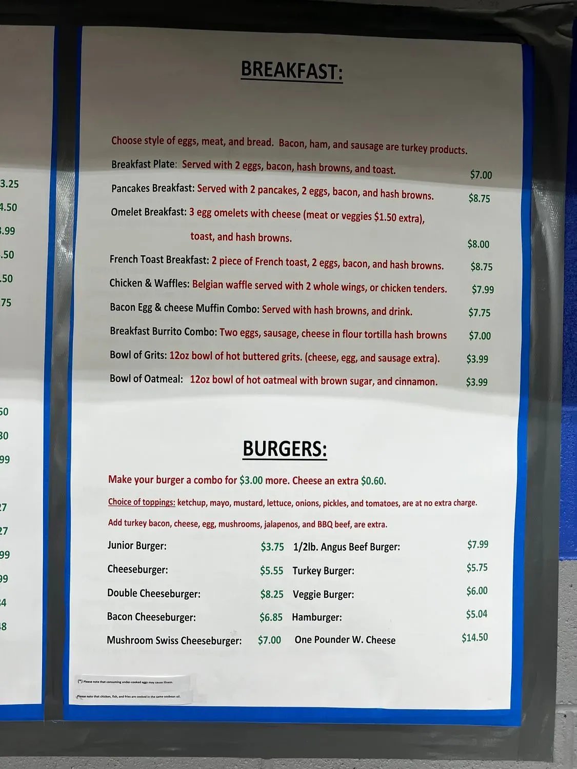 Menu 4