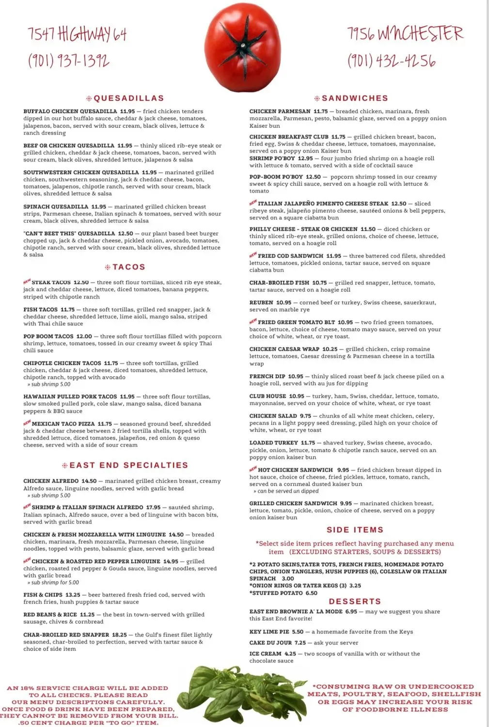 Menu 4