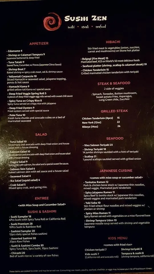 Menu 6