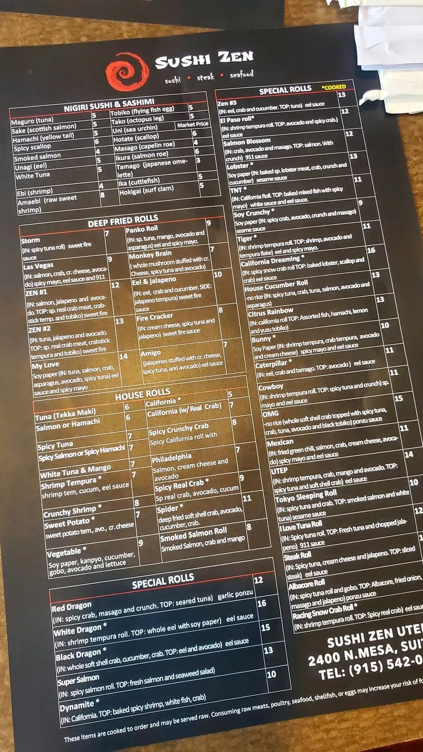 Menu 2