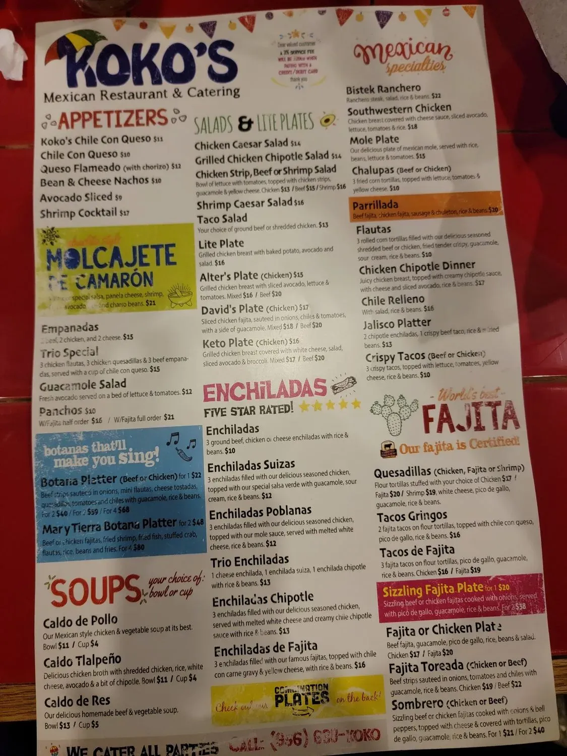 Menu 3