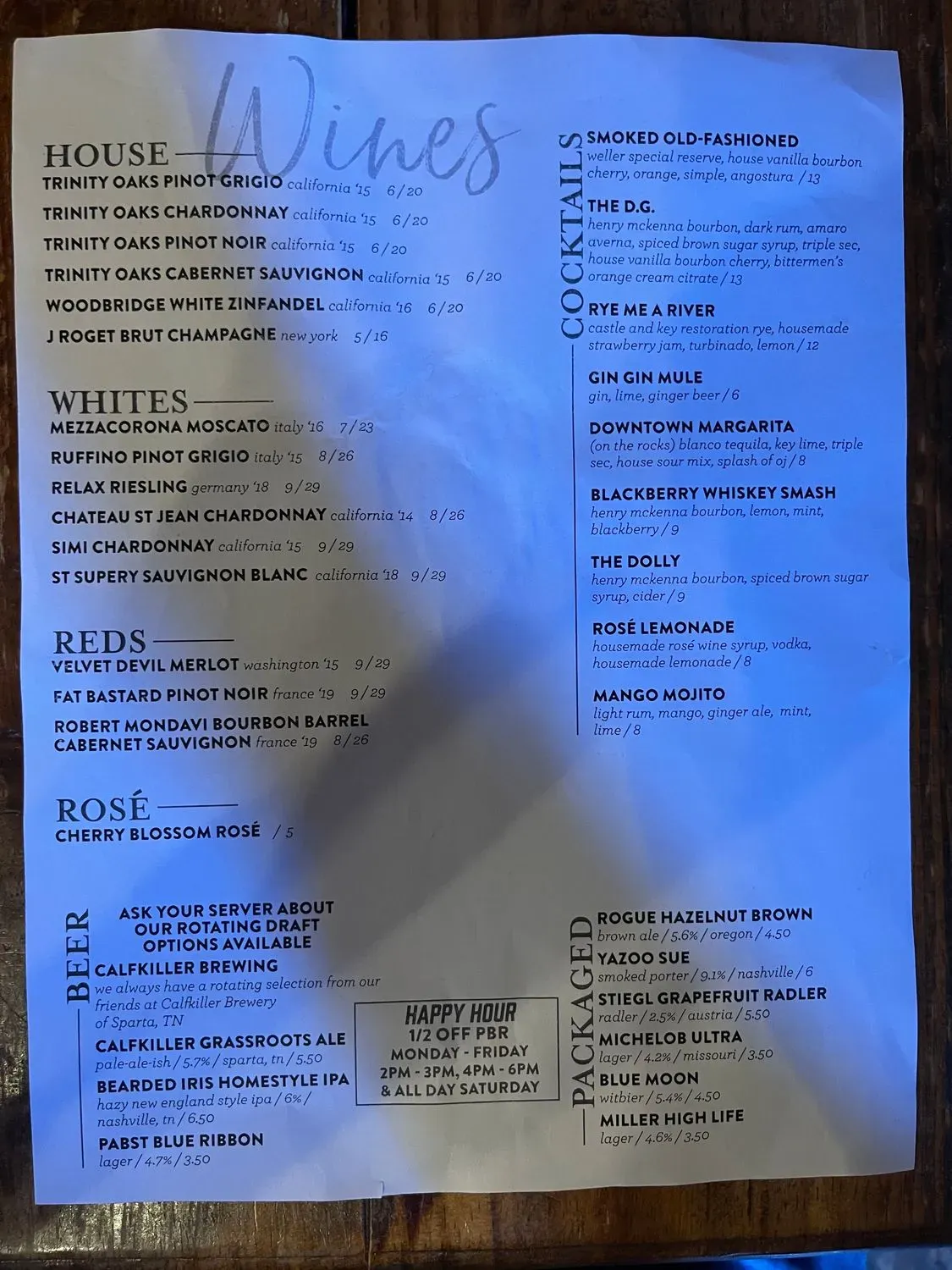 Menu 4