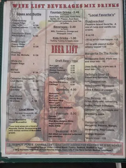 Menu 6