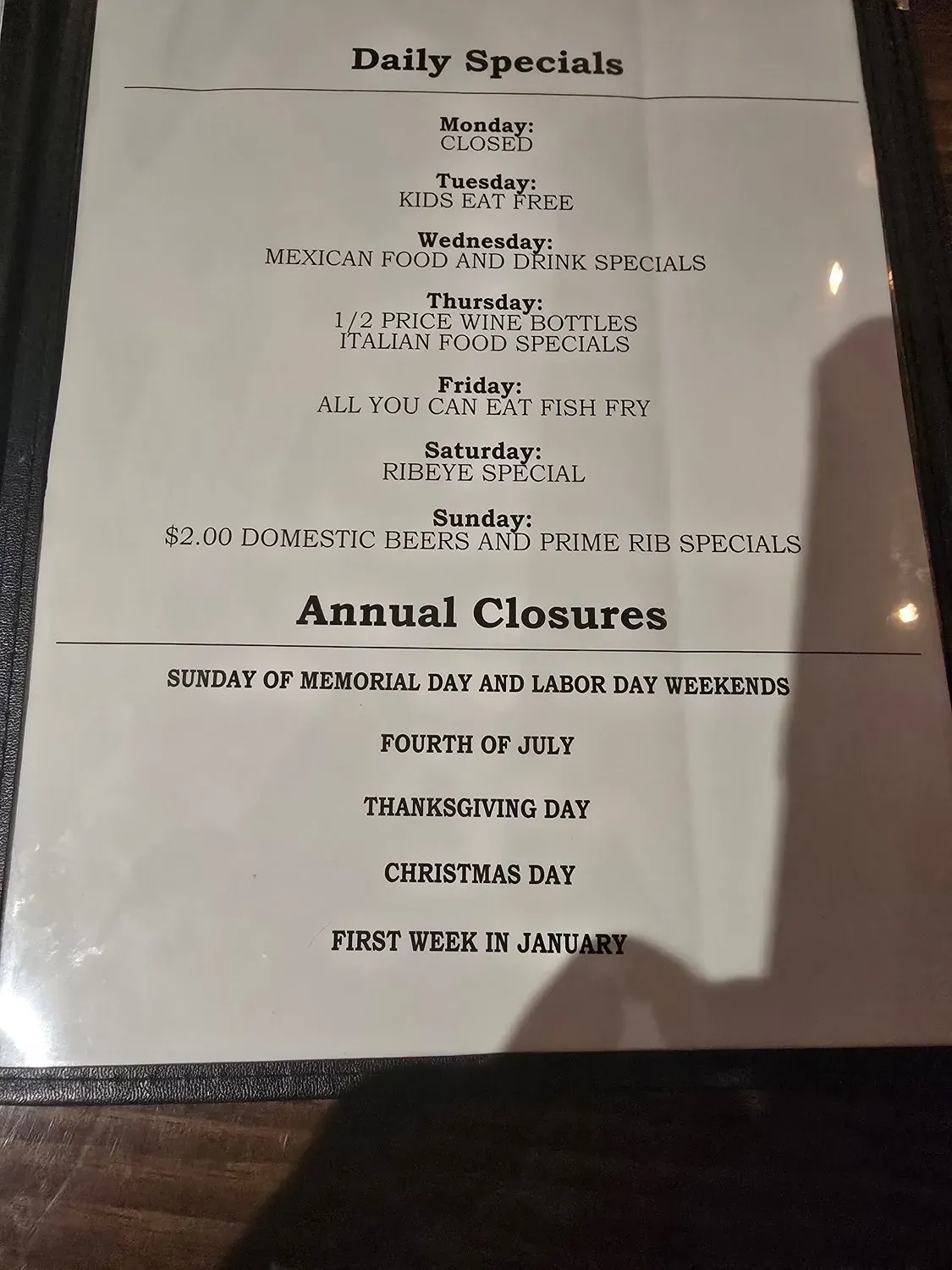 Menu 2