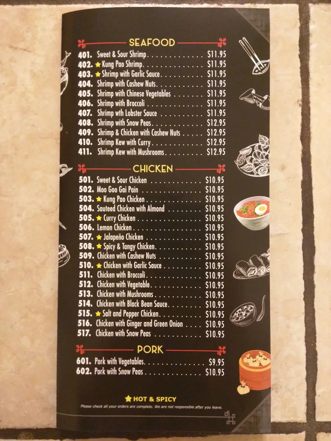 Menu 5