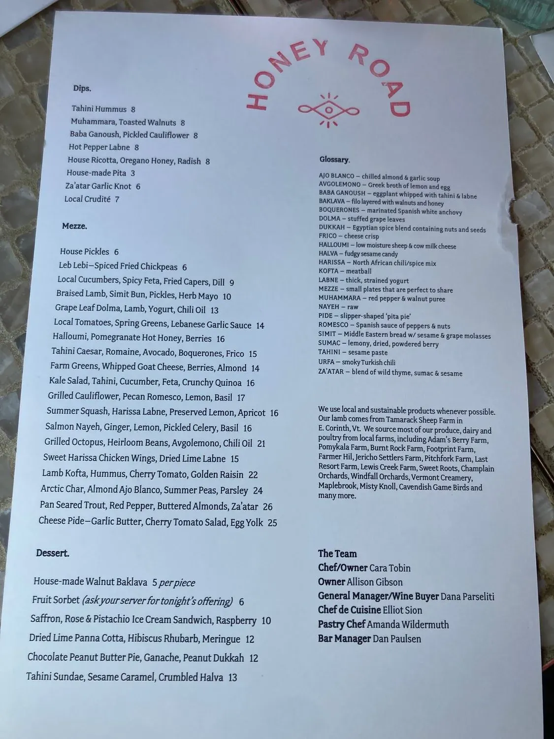 Menu 3