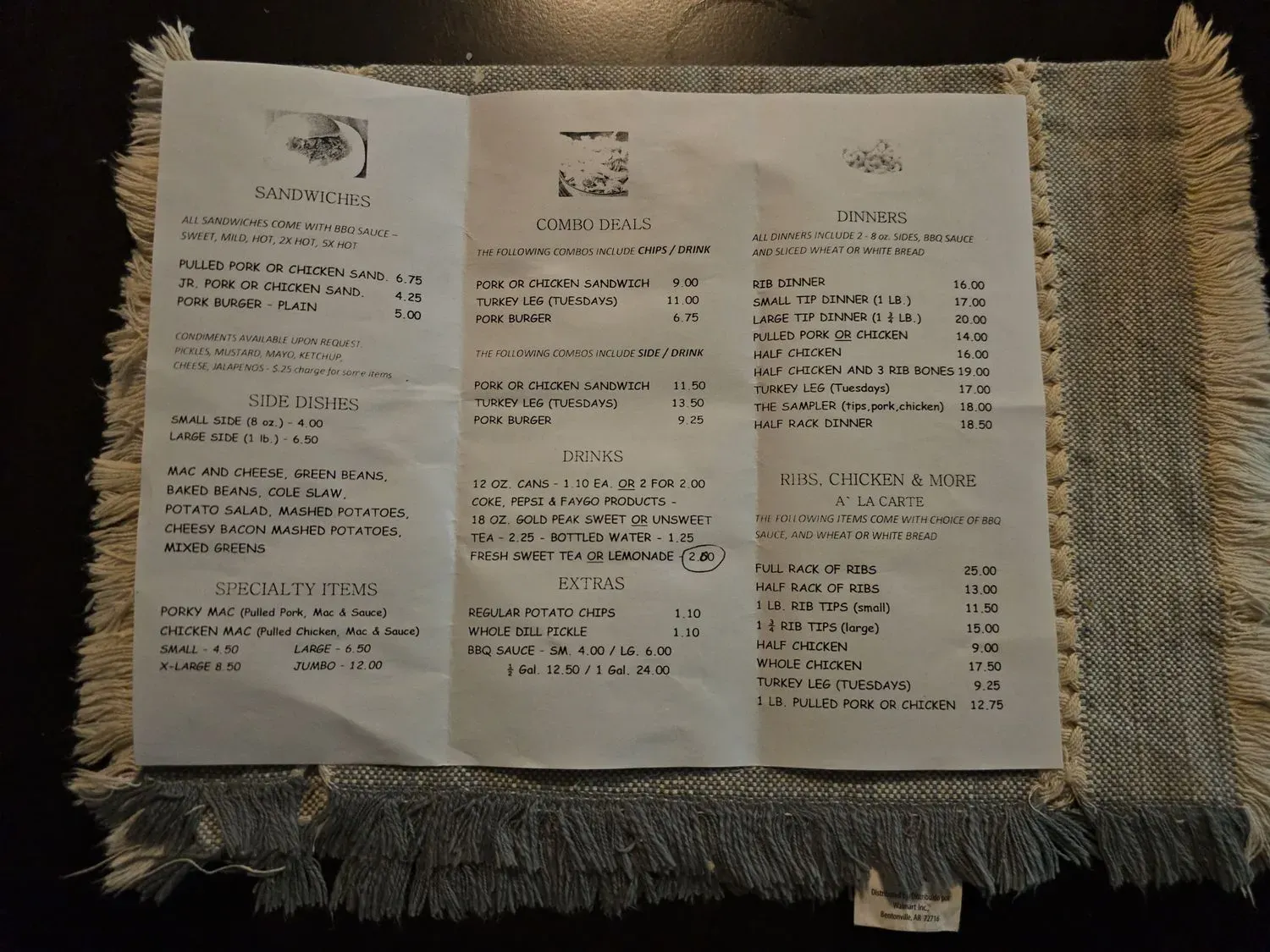 Menu 4