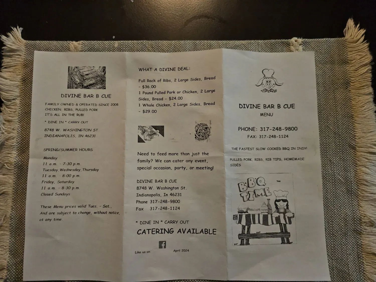 Menu 3