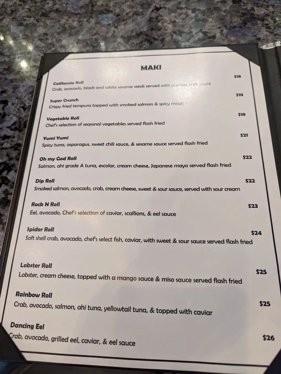 Menu 2