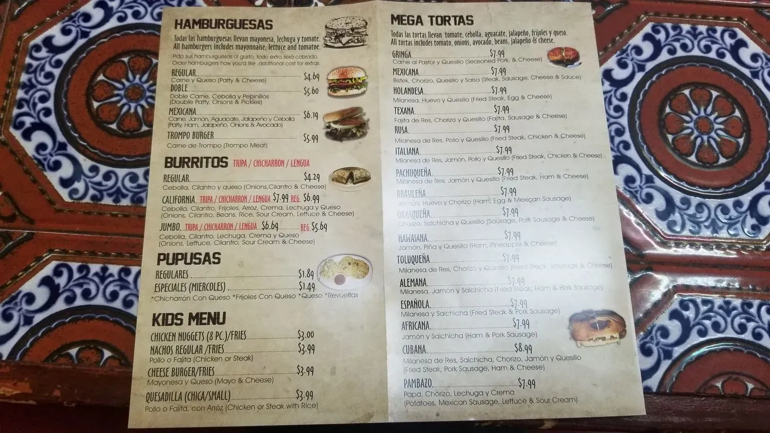 Menu 4