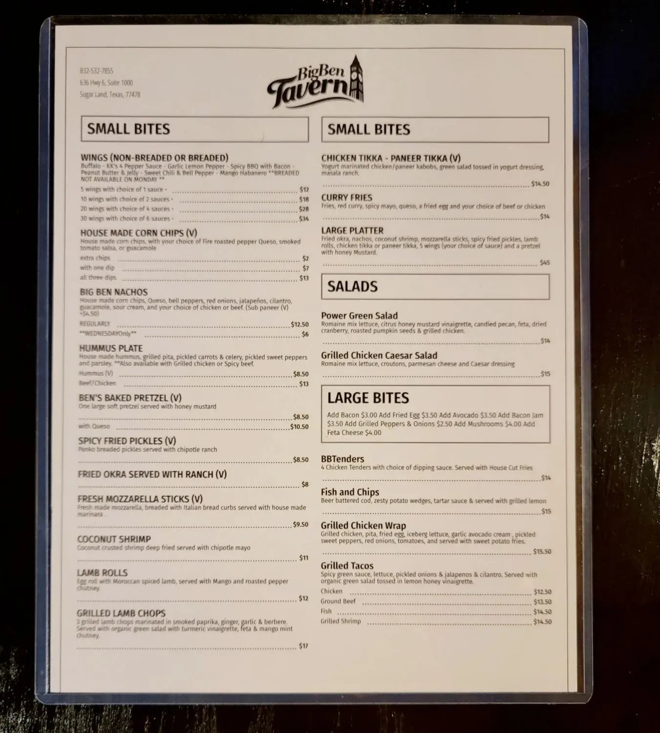 Menu 2