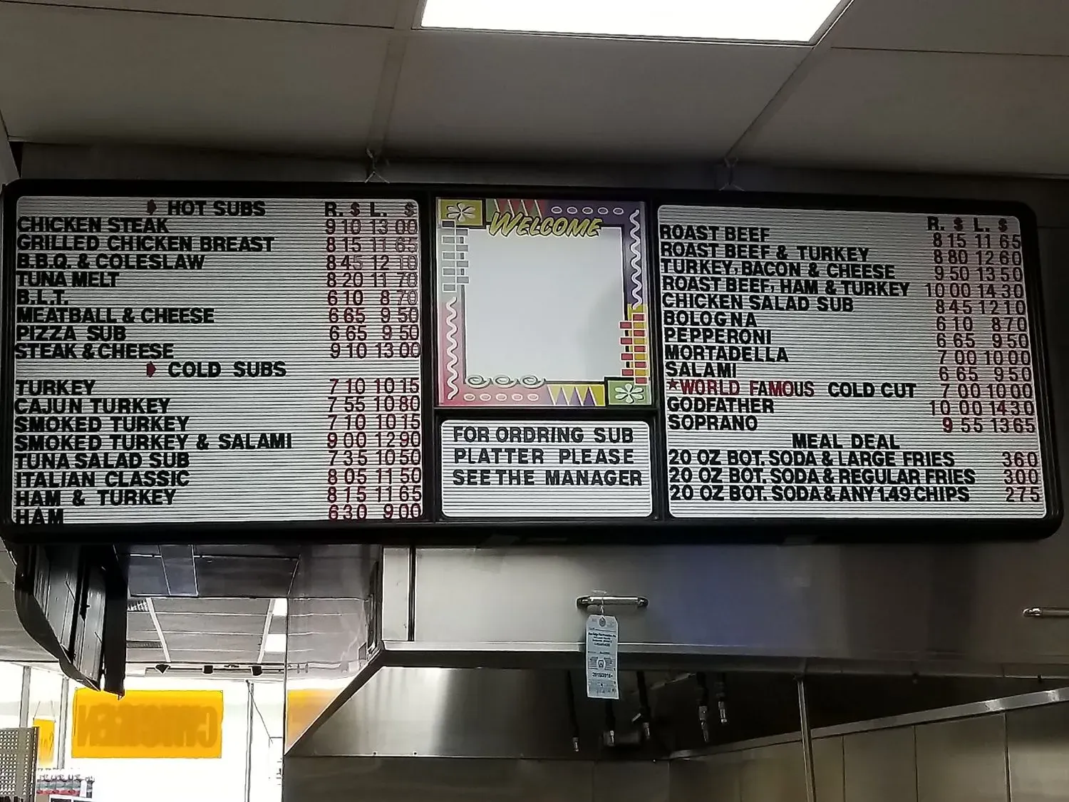 Menu 2