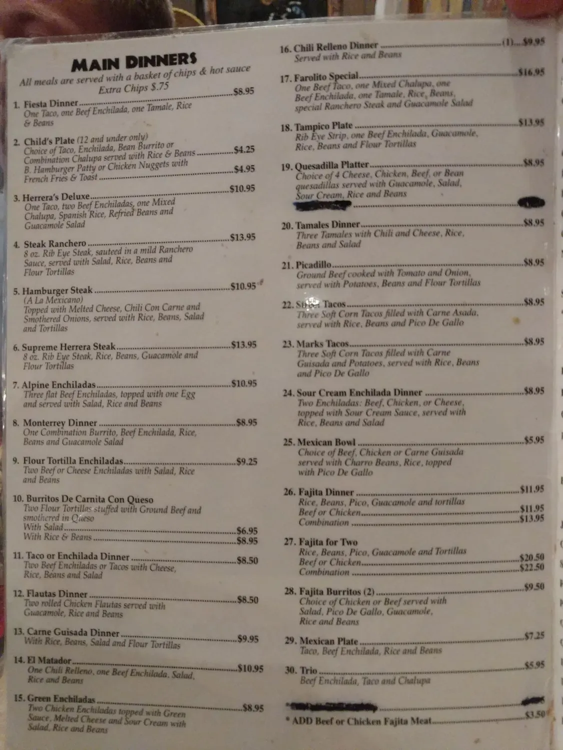 Menu 2