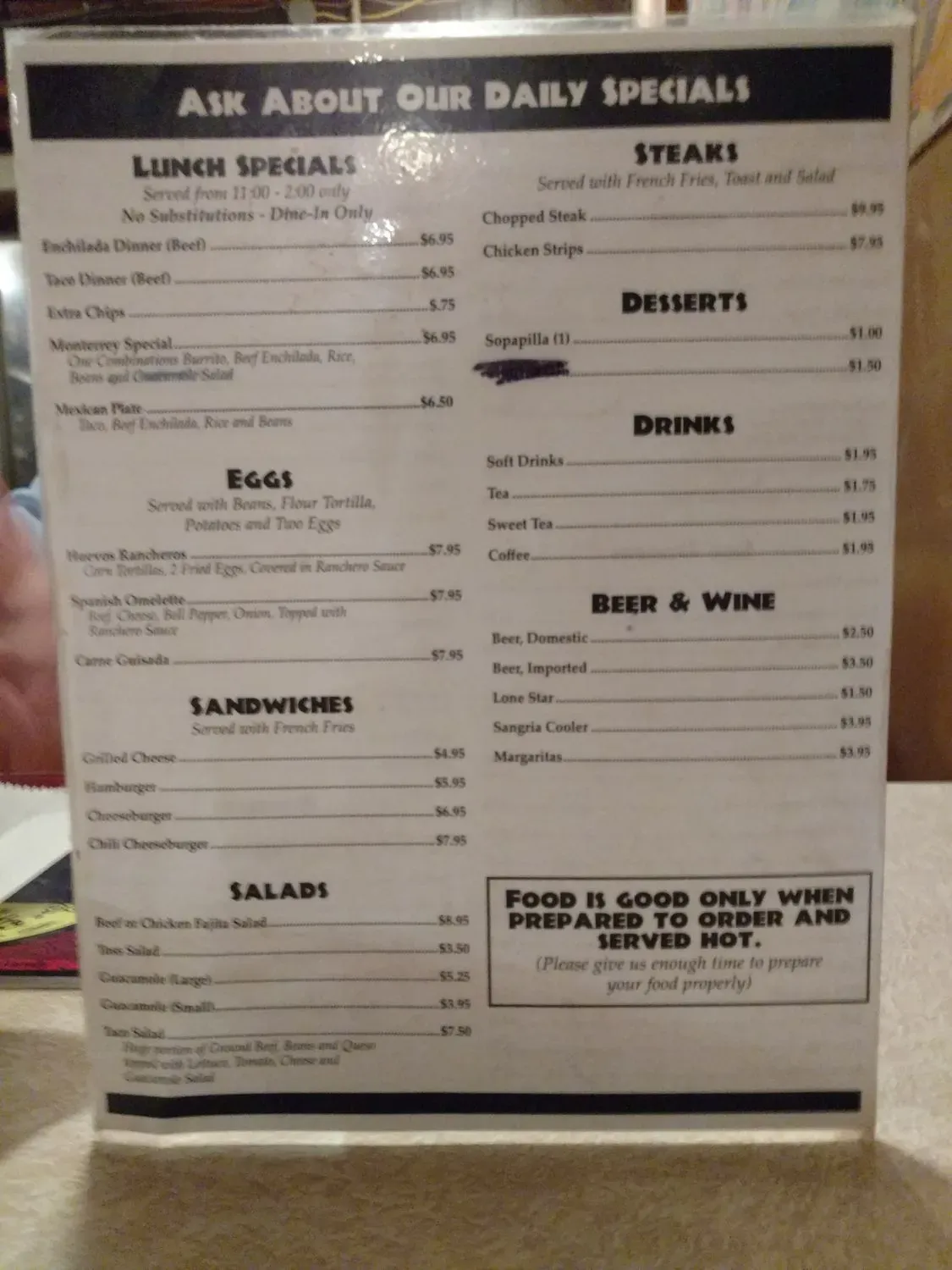 Menu 4